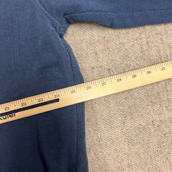 Vintage Nike Hoodie Mens Large Blue 2000s Y2K Distressed - Picture 9 of 10